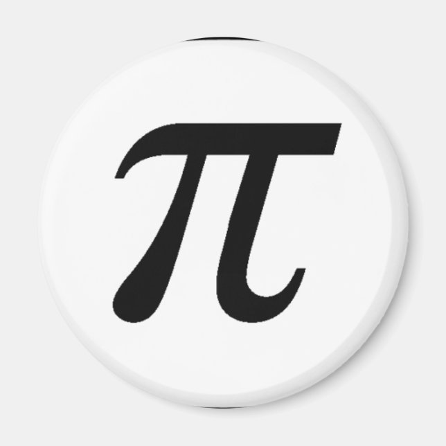Aimant rond Pi (Devant)