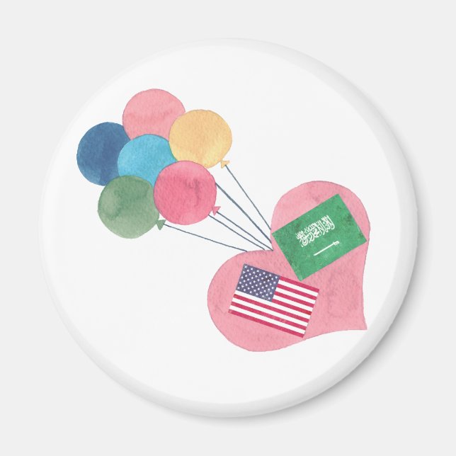 aimant rond saoudien (Devant)