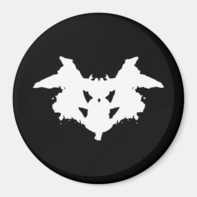 Aimant Rorschach Inkblot (Devant)