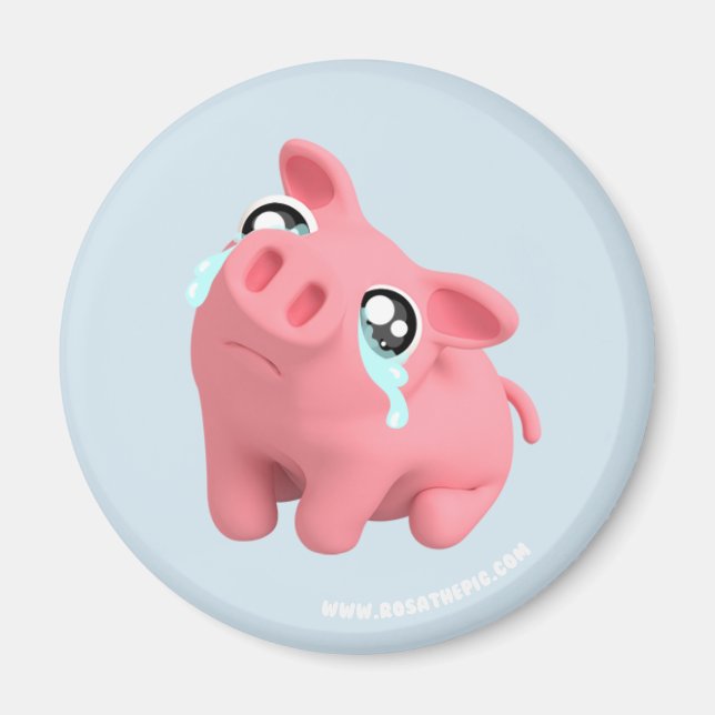 Aimant Rosa the Pig is Sad (Devant)