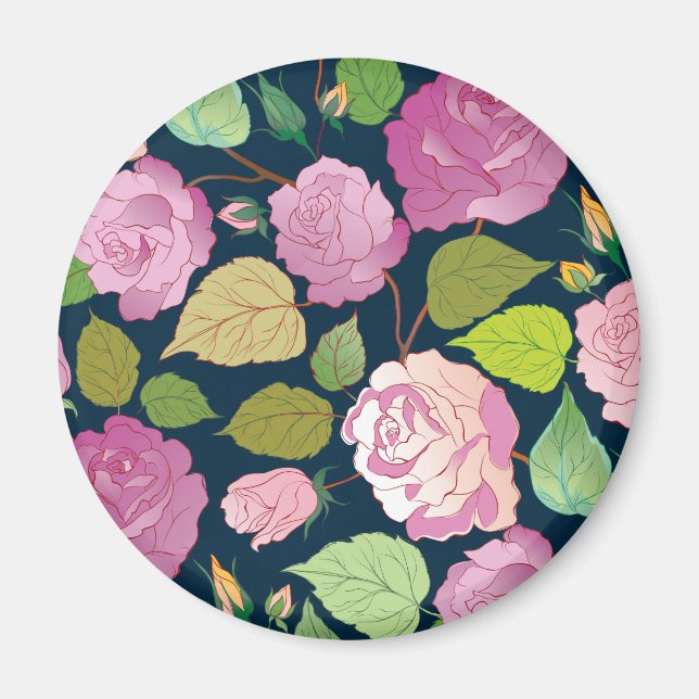 Aimant Rose 16 (Devant)