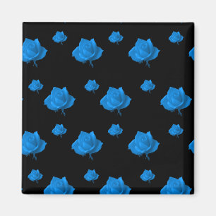 Aimant Rose bleu