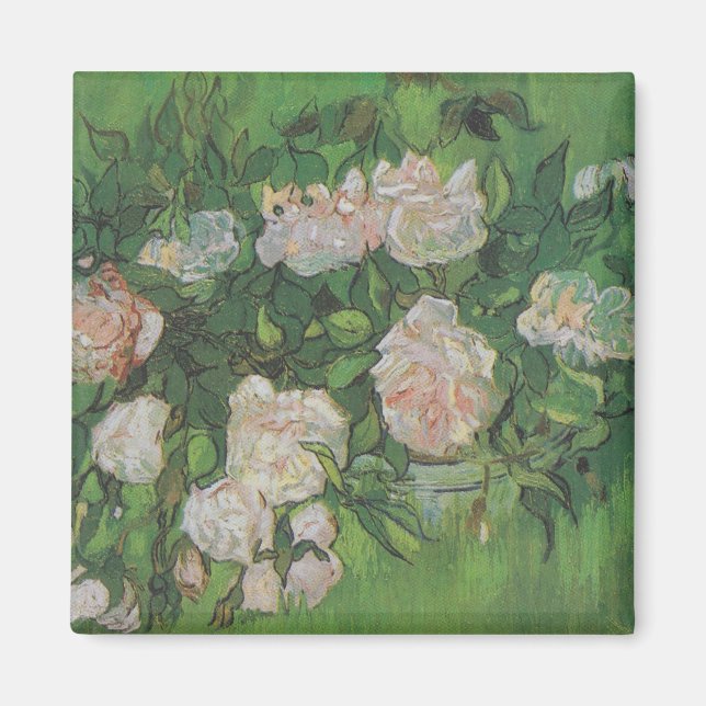 Aimant Rose Bush par Vincent Van Gogh (Devant)