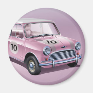 Aimant Rose de Mini Cooper S1