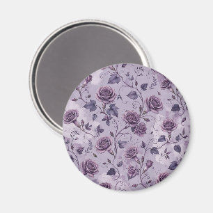 Aimant Rose Lavande Poussiéreuse Teintes Rêveuses Florale