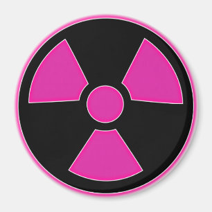 Aimant rose radioactif