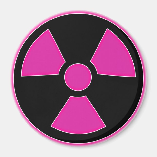 Aimant rose radioactif (Devant)