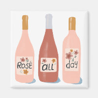 Rose Toute la journée vin amoureux cadeau