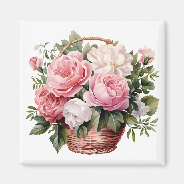 Aimant Roses   (Devant)