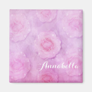 Aimant Roses aquarelle