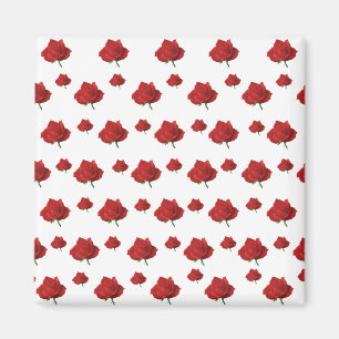 Aimant Roses rouges
