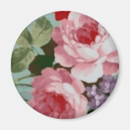 Aimant Roses rouges roses vintages