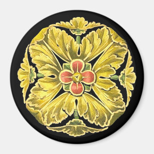 Aimant Rosette architecturale antique n° 3