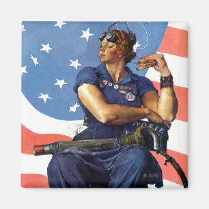 Aimant "Rosie la riveteuse"