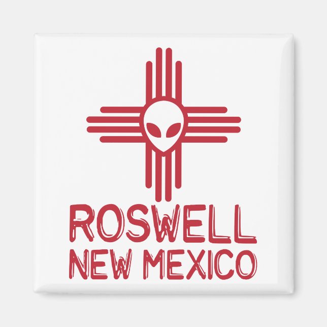 Aimant Roswell Nouveau-Mexique (Devant)