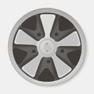 Aimant Roue classique de courses d'automobiles de sports