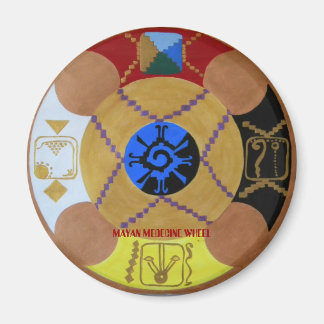 AIMANT ROUE MÉDECINE, ROUE MAYAN MEDECINE