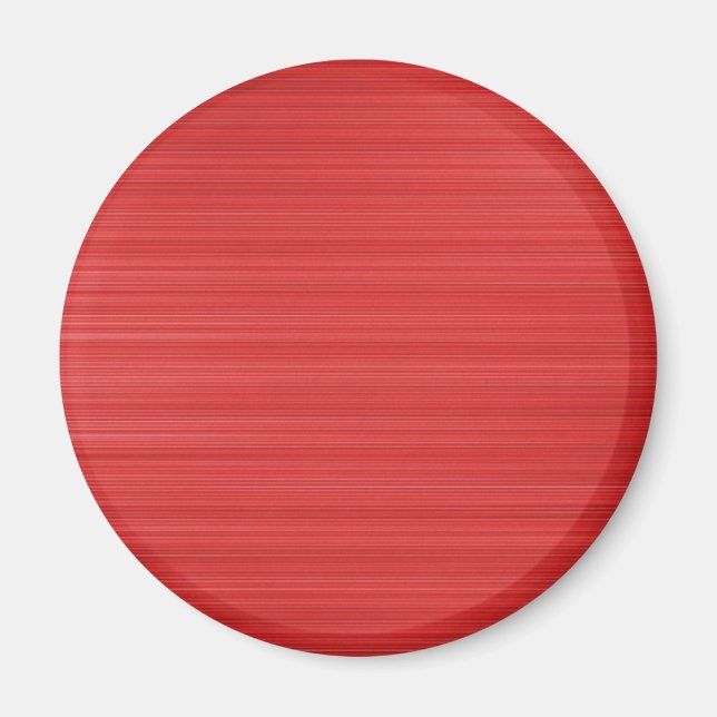 Aimant Rouge brossé (Devant)