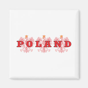 Aimant Rouge Eagles de la Pologne