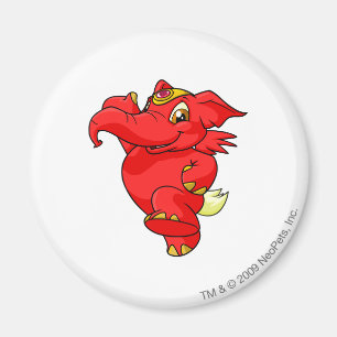 Aimant Rouge éléphante