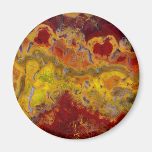 Aimant Rouge et jaune Crayloa Jasper