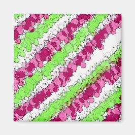 Aimant Rouge et vert tache détendue