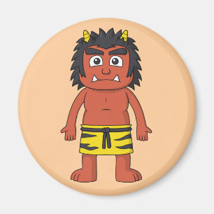 Aimant Rouge japonais Oni