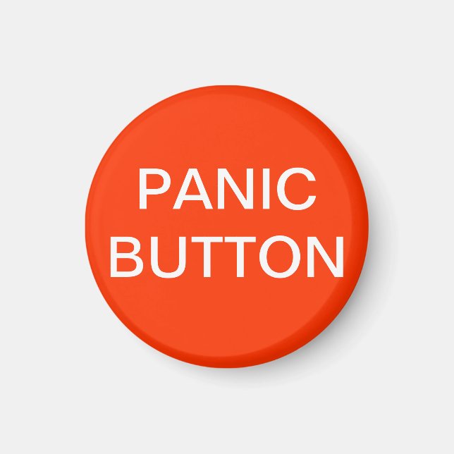 Aimant Rouge PanicButton (Devant)