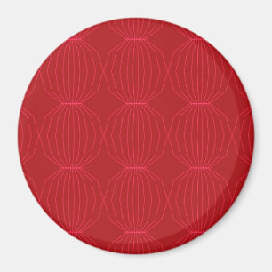 Aimant Rouge, rose, cool, unique, tendance, art décoratif