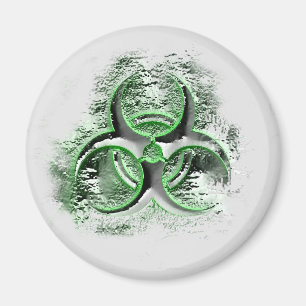 Aimant rougeoyant de mercure de symbole de signe