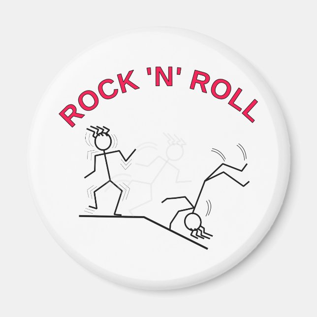 Aimant Rouleau Rock 'N' (Devant)