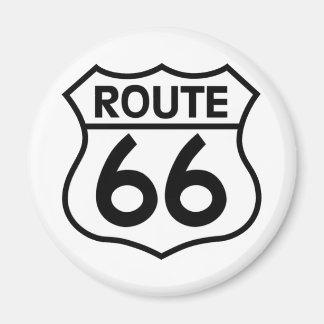 Aimant Route 66 Autoroute Signal Vêtements et cadeaux