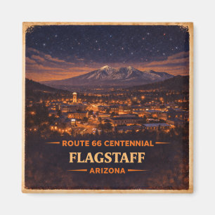 Aimant Route 66 Ciel Nocturne du Patrimoine de Flagstaff 