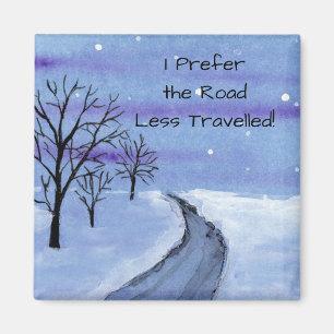 Aimant Route de neige