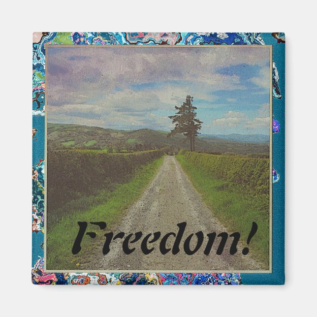 Aimant Route pour la campagne (Devant)