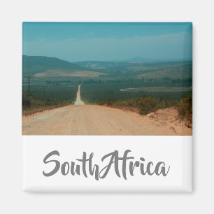 Aimant Route rurale Afrique du Sud Paysage Afficher l'aim