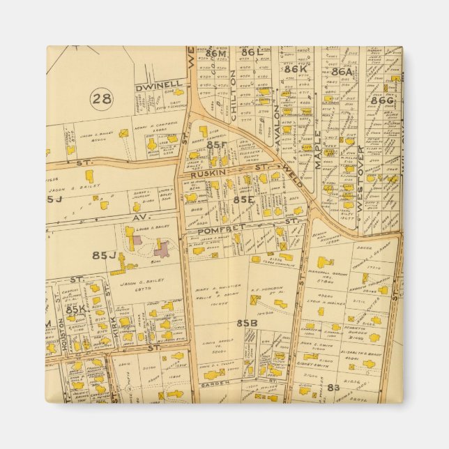 Aimant Roxbury Ouest, Massachusetts 2 (Devant)