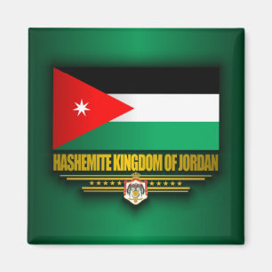 Aimant Royaume de drapeau de la Jordanie