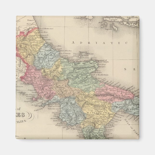 Aimant Royaume de Naples ou les Deux Sicilies (Devant)