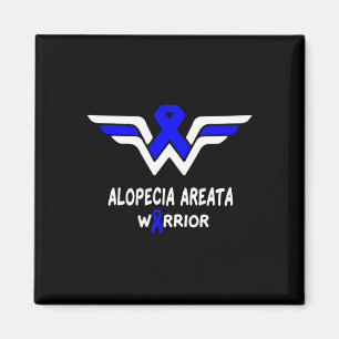 Aimant Ruban Bleu de Soutien aux Guerriers de la Sensibil