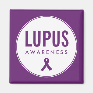 Aimant Ruban de sensibilisation Lupus pourpre