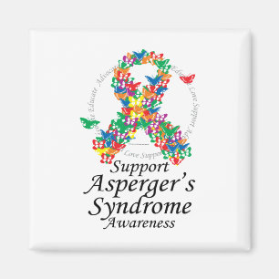 Aimant Ruban de syndrome d'Asperger des papillons