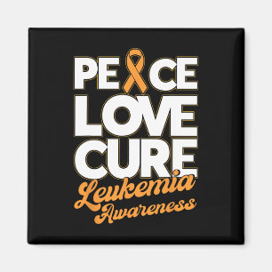 Aimant Ruban Love Cure Support Leukemia Sensibilisation