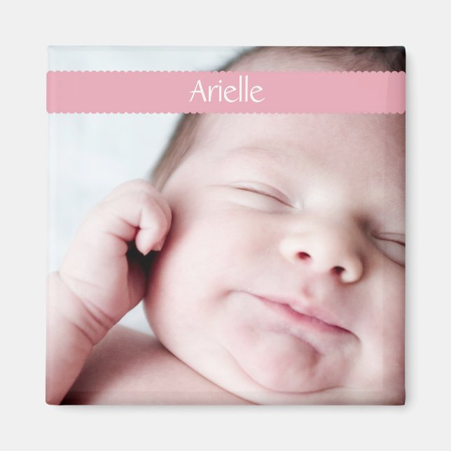 Aimant Ruban magnétique (rose) (Devant)