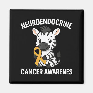 Aimant Ruban Zèbre de Sensibilisation au Cancer Neuroendo