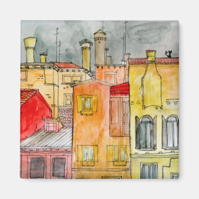 Aimant Rue italienne (Devant)