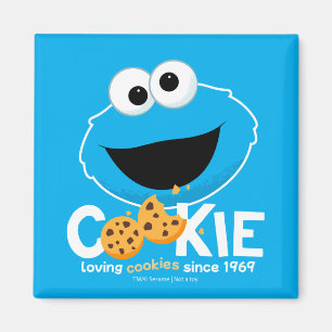 Aimant Rue Sésame Cookie Monster Lookies