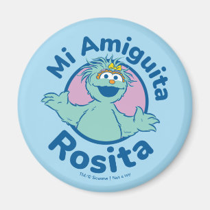 Aimant Rue Sésame Mi Amiguita Rosita