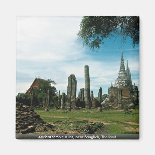 Aimant Ruines antiques de temple, près de Bangkok, la