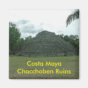 Aimant Ruines de Chacchoben de Maya de côte, Mexixo